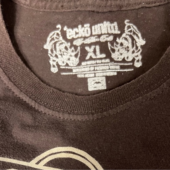 Vintage Ecko Unlimited T-Shirt. Men's Size XL. Brown - Picture 4 of 4